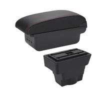 Boîte D'accoudoir Voiture Boîte Rangement Console Centrale Pièces Intérieures Pour Opel Pour Astra J 2012-2017 2018 2019 2020 Boîte D'accoudoir(Black red 3USB)