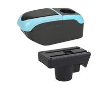 Boîte D'accoudoir Voiture Pour Opel Pour Astra H 2004-2011 Accoudoir Voiture Rangement Automatique Accoudoirs Détails Intérieurs Accessoires PU Boîtes Rangement Accoudoir(Black Blue)