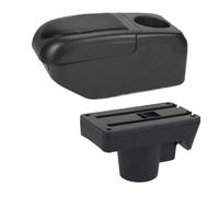 Boîte D'accoudoir Voiture Pour Opel Pour Astra H 2004-2011 Accoudoir Voiture Rangement Automatique Accoudoirs Détails Intérieurs Accessoires PU Boîtes Rangement Accoudoir(Black Black)