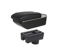 Boîte D'accoudoir Voiture Pour Toyota Pour Aygo X 2022 Boîte D'accoudoir Voiture Boîte D'accoudoir Central Modification USB Charge Cendrier Pièces Voiture(B-black black line)