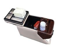 Boîte d'accoudoir voiture Pour Toyota Pour Proace Pour Verso VIP Boîte De Rangement Avec Éclairage D'ambiance USB(No Wireless Charge 6)