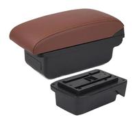 Boîte d'accoudoir voiture Pour Toyota Pour Verso EZ Console Centrale Boîte De Rangement Accoudoir Pièces Intérieures Avec USB(A6 Brown No Usb)
