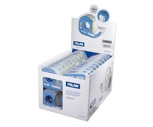 Boîte d'affichage 36 distributeurs ruban adhésif transparent brillant 19 mm x 33 m MILAN®