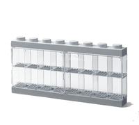 Boîte D'Affichage À 16 Compartiments Pour Minifigures LEGO | Grise