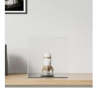 vidaXL Boîte d'affichage acrylique 30x30x30 cm transparente noire anti-poussière