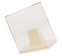 Boîte D'affichage avec Support Mini Chevalet Transparent Plastique PET | Design Gain de Place et Protection les Débris, pour Trophées Sportifs et Badges, Usage Bureau et Étagère