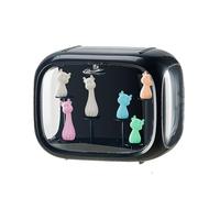 Boîte d'affichage de - boîte d'organisateurs transparente anti-poussière, étagère de stockage claire, conteneur de collecte de protection, support de vitrine léger | Solution décorative pour le