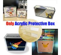 Boîte d'affichage en acrylique pour Poke, vitrine anti-poussière pour UPC ETB Booster, boîte de Protection, étui en plastique Transparent en acrylique FOR ETB PLUS
