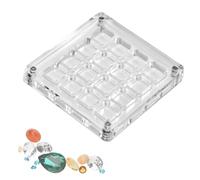boîte d'affichage magnétique en acrylique pour coquillages, boîte de rangement pour coquillages | Conteneur de bibelots avec étoiles de mer et coquillages magnétiques - Vitrine acrylique, récipient