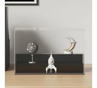vidaXL Vitrine en acrylique transparente – Boîte d'affichage pour collections 25x12x16 cm