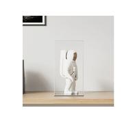 Boîte d'Affichage Transparente, Vitrine en Acrylique, Boîte de Présentation, Boîte de Rangement pour Collections Jouets Bijoux, 20x20x38 cm Acrylique