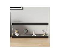 Boîte d'Affichage Transparente, Vitrine en Acrylique, Boîte de Présentation, Boîte de Rangement pour Collections Jouets Bijoux, 34x16x14 cm Acrylique