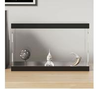 Boîte d'affichage - vidaXL - Acrylique - 31x17x19 cm - Transparent/Noir