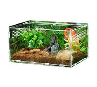 Boîte d'alimentation en acrylique pour terrarium et reptiles - Pour scorpion, scarabée, mante-religieuse, reptiles