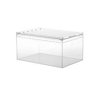 Boîte d'alimentation pour reptiles - Boîte d'élevage de reptiles transparente, cage en acrylique hermétique pour serpents d'eau | Boîte d'élevage d'araignées avec design de trou respirant pour