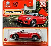 Boîte d'allumettes 2023 2019 Volkswagen Beetle Convertible Rouge 98/100 (carte courte) HLD14
