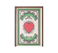 Boîte d'allumettes en bois pour couples - Boîte d'allumettes en bois pour couple - Boîte d'allumettes décorative en bois pour réchauffer la maison - Boîte d'allumettes polyvalente et élégante pour