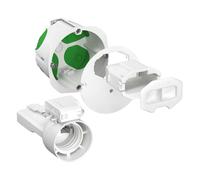 Boîte d'applique DCL + douille E27 + connecteur - Ø 67 mm - Profondeur 40 mm - Multifix Air - IMT35026 - Schneider