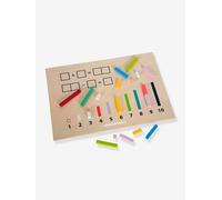 Boîte d'apprentissage pour enfants : bâtons de calcul avec chiffres EDUCATE small foot® bois multicolore TU