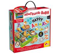 Liscianigiochi Montessori Baby Tableau d'Affichage des Animaux-Jeu educatif pour Enfants à partir de 2 ans-92772, 92772, Non Applicable