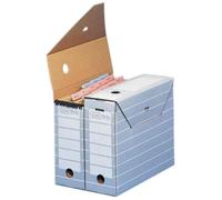 Boîte d'archivage tric - ELBA - Largeur 110 mm - Pour format A4 - Gris/Blanc