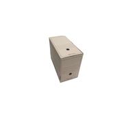 Boite d'archive - En carton blanc et rouge- Dimension 335X167X245 MM - Dos de 17 cm vendu en lot de 12