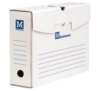 Boîte d'archive - MAJUSCULE - 34x25 cm - Dos 10 cm - Paquet de 10 - Carton ondulé rigide