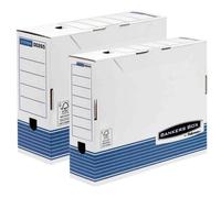 Fellowes Boîte D'archives R-Kive Prima, Blanc/Bleu, (L)150