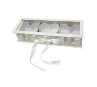 Boîte d'arrangement à fleurs : boîte de rangement polyvalente pour jardinières, présentoir floral élégant | Jardinière en forme de cœur pour des occasions spéciales, cadeau parfait pour les mamans