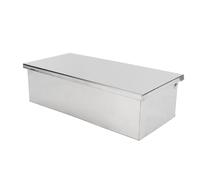 Boîte d'assaisonnement avec couvercle rabattable en acier inoxydable 304, conteneur multi-compartiments, organisateur de cuisine pour grains de sucre et de sel