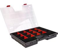Boîte d'assortiment Boîte de tri Boîte à outils NOR20 Rouge Plastique