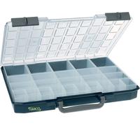 Boîte d'assortiment Carry Lite L415xP330xH57mm 25/2 compartiments bleu RAACO