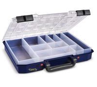 Boîte d'assortiment CarryLite 55 4x8-10 L337xP278xH57mm 10 compartiments bleu RAACO