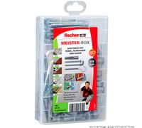 Boite d'assortiment chevilles, vis et crochets (118pcs) - FISCHER 513894