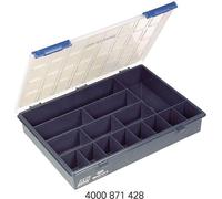 raaco Assorter 4-15 Mallette de rangement (L x l x H) 338 x 260 x 57 mm Nombre de compartiments: 15