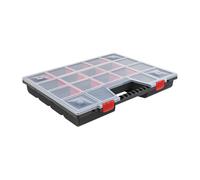Boîte d'assortiment boîte de tri boîte à outils NOR20 rouge plastique