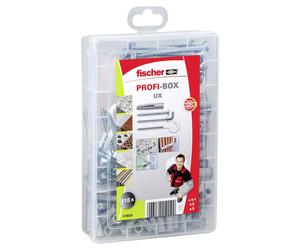 Boite d'assortiment vis, crochets et chevilles Profi-Box (118Pcs) - FISCHER 518526