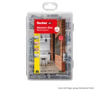 160tlg boîte de maître Lot Chevilles En Nylon avec vis Fischer 513777 SX-boîte
