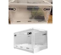 BoîTe D'atomisation Animaux Compagnie Nébuliseur Portable pour Chat, Nid D'inhalation D'oxygène pour Hôpital pour Animaux de Compagnie, Boîte de Mise Bas pour Chaton, Chiot, Animal, Respiration, Toux(