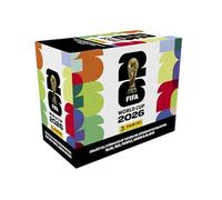 Boîte d'autocollants Coupe du Monde FIFA 2026 Panini - 25 packs d'autocollants - Avec inserts parallèles Amazon - Collection officielle Tournoi