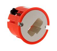 Boîte D pplique murs creux placo Ø54mm - Rouge - Zenitech
