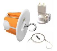 Pot de centre dcl multimateriaux bbc capritherm+ 50mm ø67mm + douille + fiche + fixoplaf, grand volume de travail, membrane souple et résistante pour