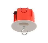 - Boîte DCL point de centre murs creux placo Ø65mm - Rouge