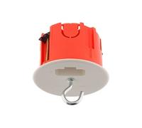 - Boîte DCL point de centre murs creux placo Ø65mm - Rouge