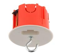 Boîte DCL point de centre murs creux placo Ø65mm - Rouge - Zenitech