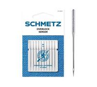 Boîte de 10 Aiguilles pour Surjeteuse et Brodeuse | Overlock Universal SY 2054 / 16X75 | Grosseur 80/12(...) - Gris