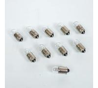Boite de 10 ampoule BA9s 6V 2W Flosser 4039 compatible avec cyclomoteur mobylette moto