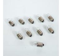Boite De 10 Ampoule Ba9s 6v 2w Flosser 4039 Pour Cyclomoteur Mobylette Moto Neuf