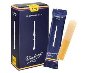 Boite de 10 anches Vandoren série "Traditionelle" pour Clarinette Sib - Force 1,5