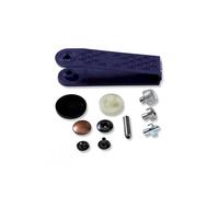 Prym Boutons-pression Anorak 15 mm Cal. Vieux Laiton + Outil Or